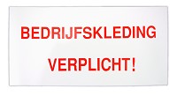 BORDJE "BEDRIJFSKLEDING"